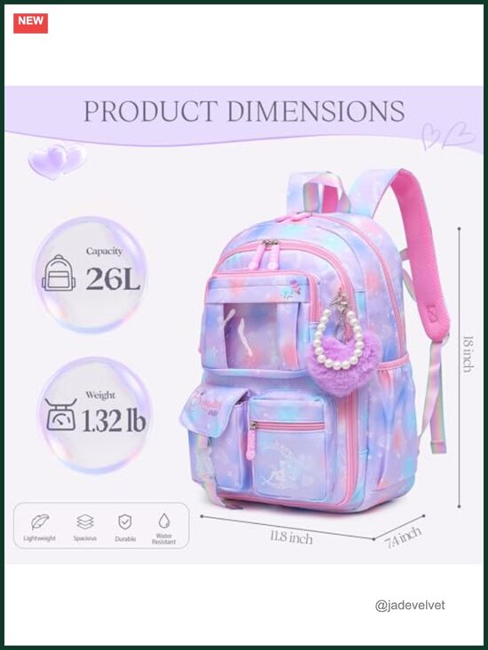 Kids Backpack School Bookbag for Elementary Middle School main image 5